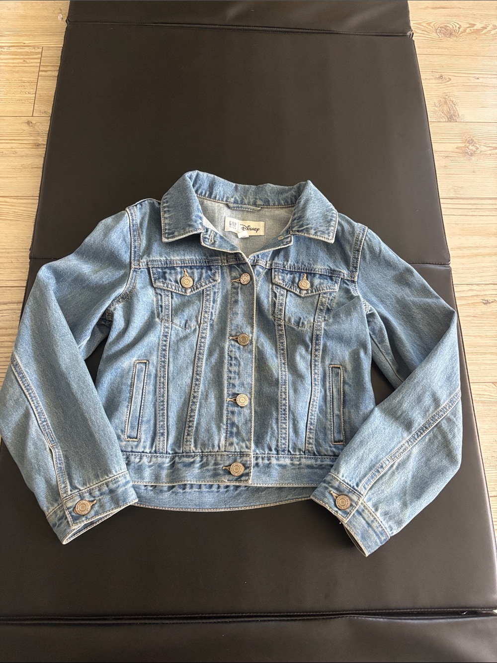 Disney Light Wash Blue Denim Jacket for Kids